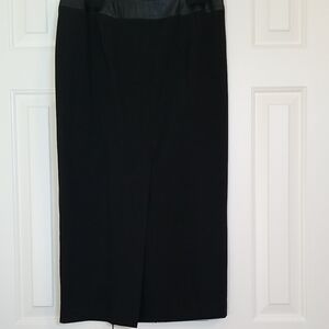 NWOT Sharagano Black Pencil Skirt